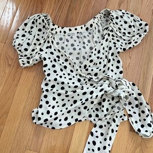 Reformation Wrap Top